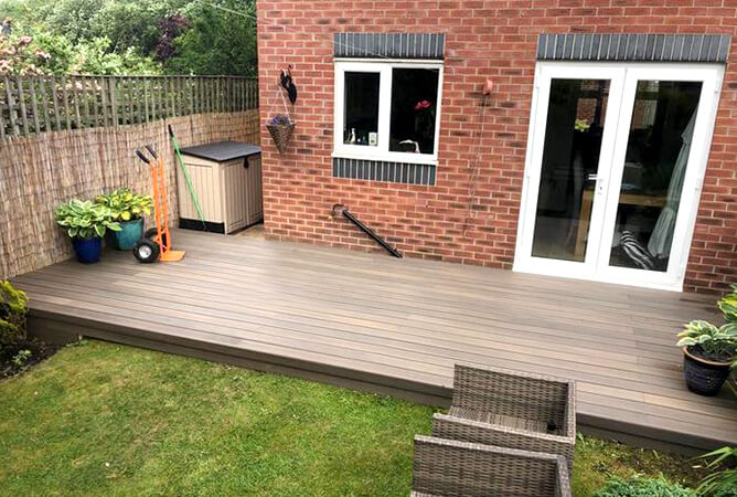 Premium Composite Decking Installed recently