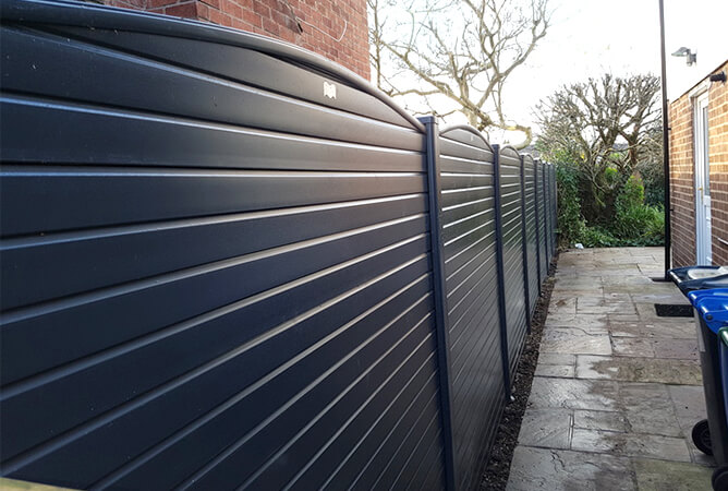UPVC Fencing recently installed
