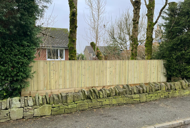 Infill Tongue & Groove Pressure Treated Fence Panels