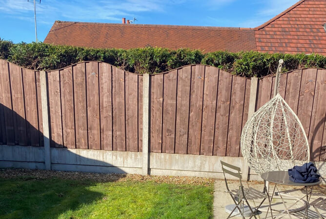 Turret Fence Panels With An Omega Top