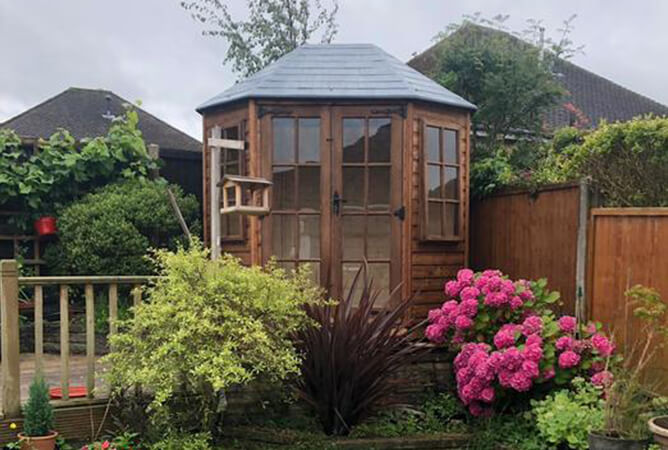 Oakdale Summerhouse recently fitted