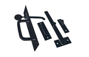Thumbnail image for Black Medium Suffolk Latch (with fixings)