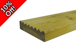 Thumbnail image for Standard Decking Board (120mm x 28mm)