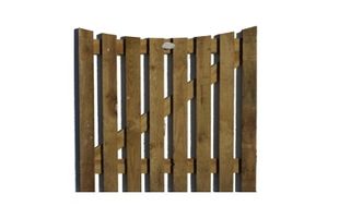 Thumbnail image for Custom Made Dished Picket Gate (Z Frame)