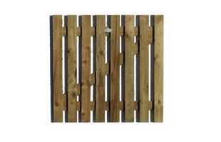 Thumbnail image for Custom Made Flat Top Picket Gate (Z Frame)