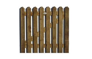 Thumbnail image for Custom Made Pointed Picket Gate (Z Frame)