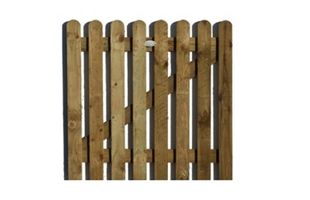 Thumbnail image for Custom Made Rounded Picket Gate (Z Frame)