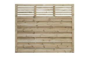 Thumbnail image for Elite Slatted Top Fence Panel