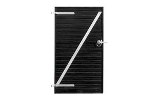 Thumbnail image for Black Woodgrain Wrapped UPVC Plastic Gate