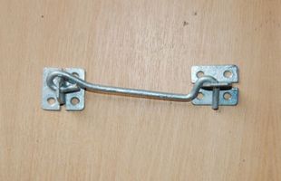 Thumbnail image for Galvanised Wire Cabin Hook (with fixings)