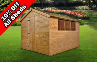Thumbnail image for Norfolk 10x8ft Shed