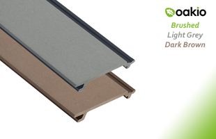 Thumbnail image for Oakio Composite Wall Cladding Boards (Brushed)