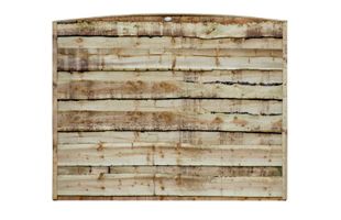 Thumbnail image for Super Duty Waney Lap Bow Top Fence Panel (Pressure Treated)