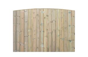 Thumbnail image for Tongue & Groove Bow Top Fence Panel (Pressure Treated)