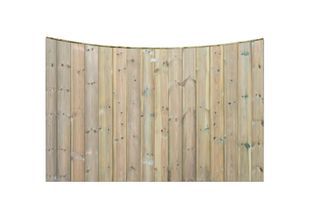 Thumbnail image for Tongue & Groove Dished Fence Panel (Pressure Treated)