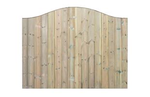 Thumbnail image for Tongue & Groove Omega Top Fence Panel (Pressure Treated)