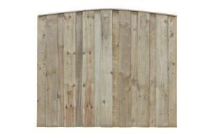 Thumbnail image for Turret Bow Top Fence Panel (Pressure Treated)