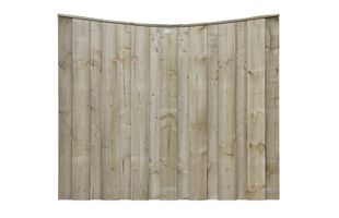 Thumbnail image for Turret Dished Fence Panel (Pressure Treated)