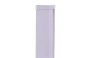 Thumbnail image for White UPVC Intermediate Fence Post