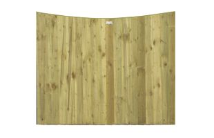 Thumbnail image for Vertical Lap Dished Fence Panel (Pressure Treated)