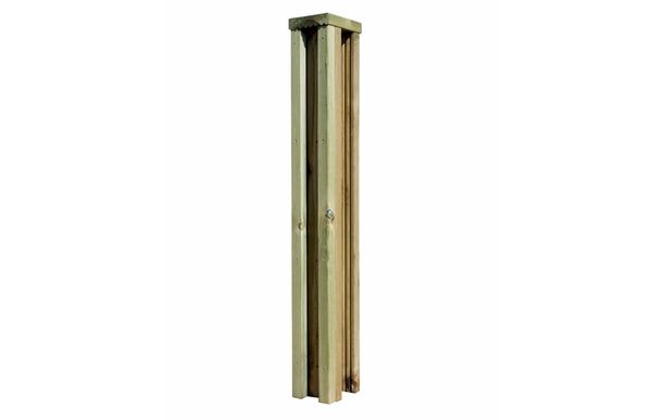 3 Way Continental Planed Fence Post Extension (Pressure Treated)