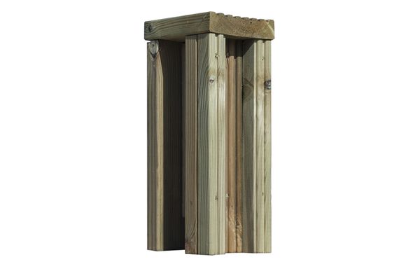 3 Way Continental Ribbed Fence Post Extension (Pressure Treated)