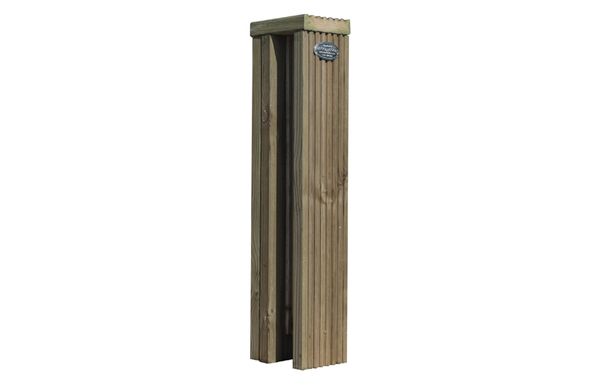 3 Way Continental Ribbed Fence Post Extension (Pressure Treated)