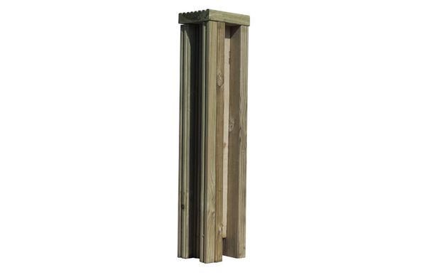 3 Way Continental Ribbed Fence Post Extension (Pressure Treated)