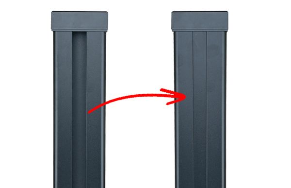 Aluminium Fence Post Slot Infill