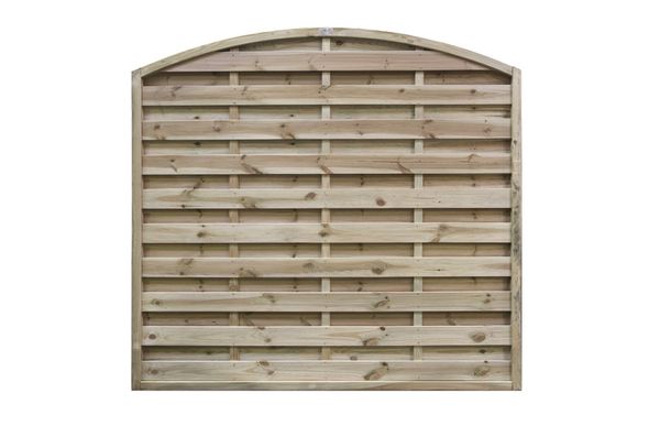 Arched Horizontal Fence Panel