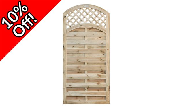 Arched Lattice Top Gate