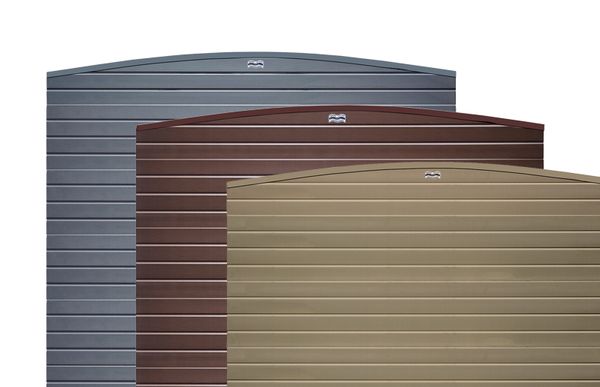 Bow Top Composite UPVC Fence Panels