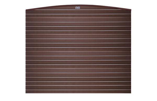 Bow Top Composite UPVC Fence Panels