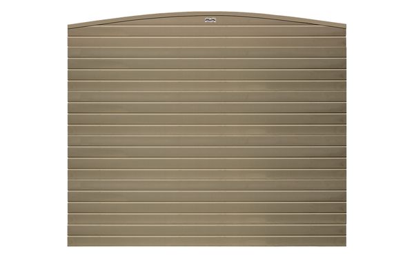 Bow Top Composite UPVC Fence Panels