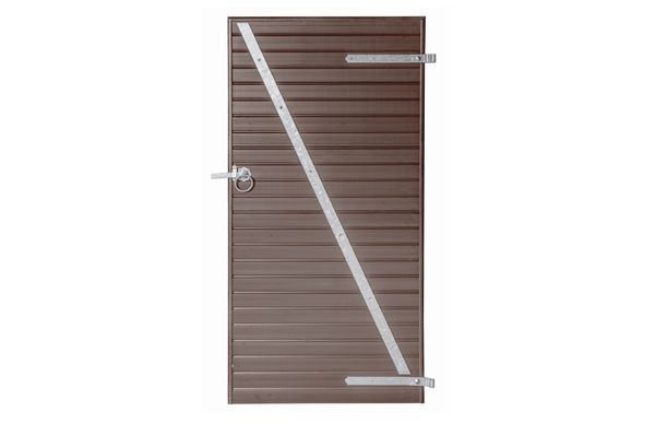 Brown UPVC Plastic Gate