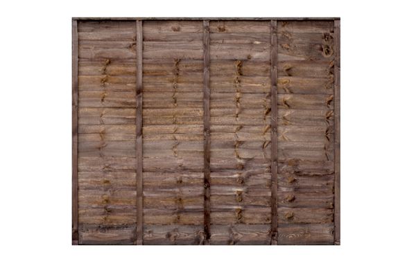Overlap Waney Fence Panel