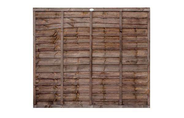 6 x 6 Budget Waney lap Garden Fence panel *read item desc for delivery info* 