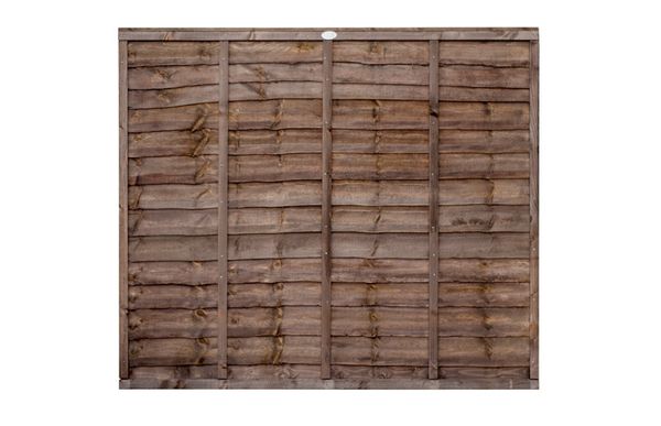 Overlap Waney Fence Panel