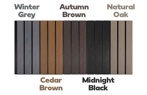 Composite Shadow Fence Panel