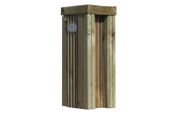 Corner Continental Ribbed Fence Post Extension (Pressure Treated)