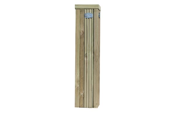 Corner Continental Ribbed Fence Post Extension (Pressure Treated)