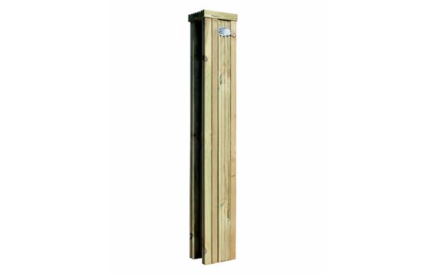 Corner Continental Ribbed Fence Post Extension (Pressure Treated)