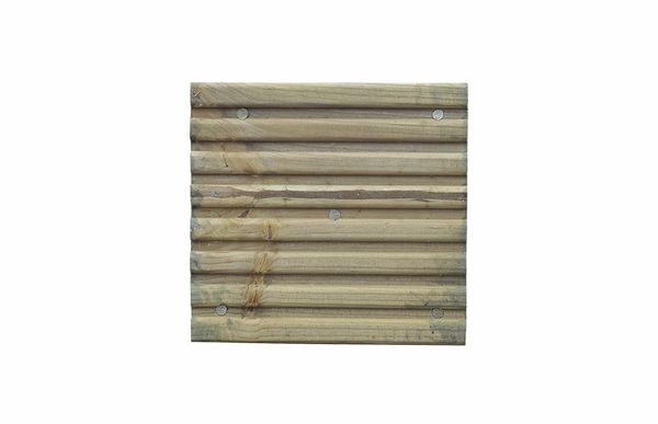 Corner Continental Ribbed Fence Post Extension (Pressure Treated)