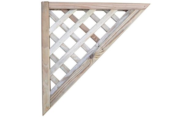 Heavy Duty Corner Lattice Trellis Panel