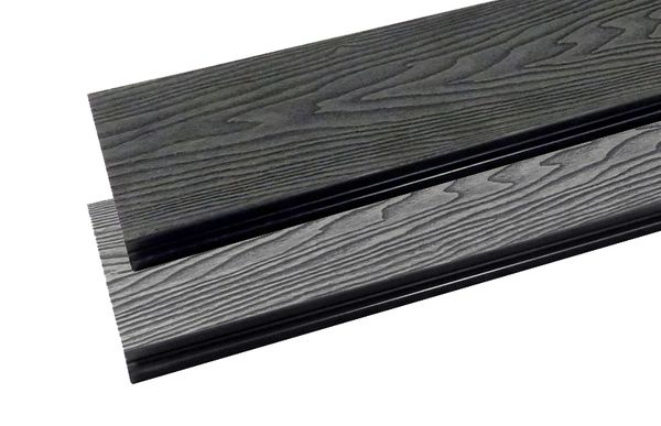 Deepgrain Composite Decking Board - Midnight Black & Winter Grey