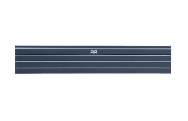 Anthracite Grey Woodgrain Wrapped uPVC Gravel Board