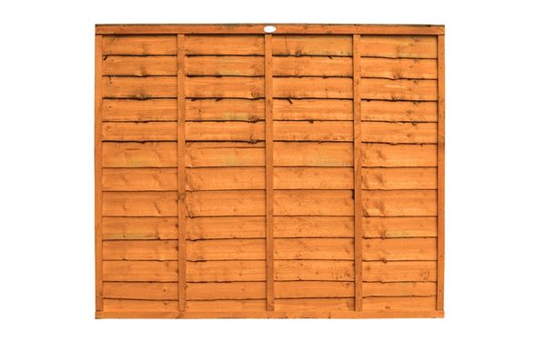 Overlap Waney Fence Panel