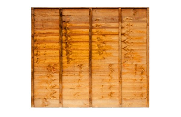 Overlap Waney Fence Panel