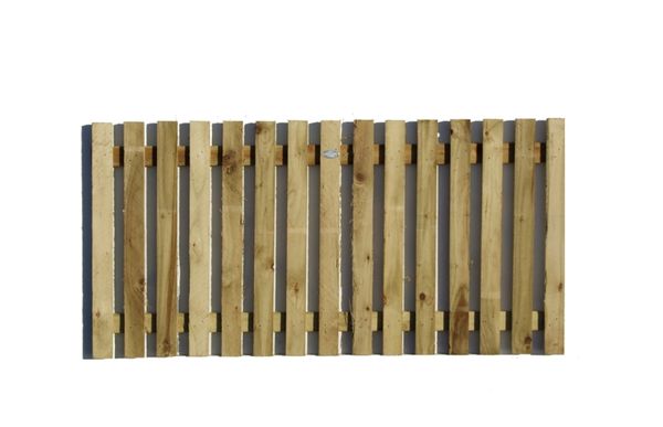 Rough Sawn Picket Fence Panel