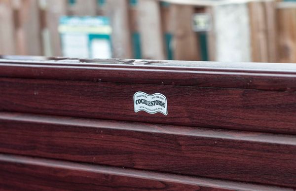 Premium Woodgrain Wrapped UPVC Fence Panels